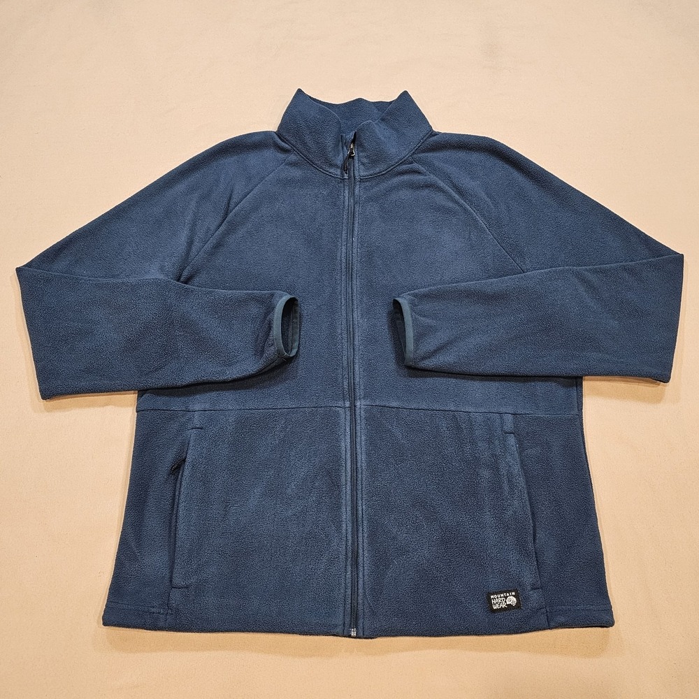 Mountain‎ Hardwear Womens L Oakoram Fleece Full-Zip Jacket Medium Black Hiking